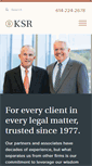 Mobile Screenshot of ksrlegal.com